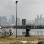 Paper reader with Liverpool view