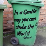 Shake the world bin